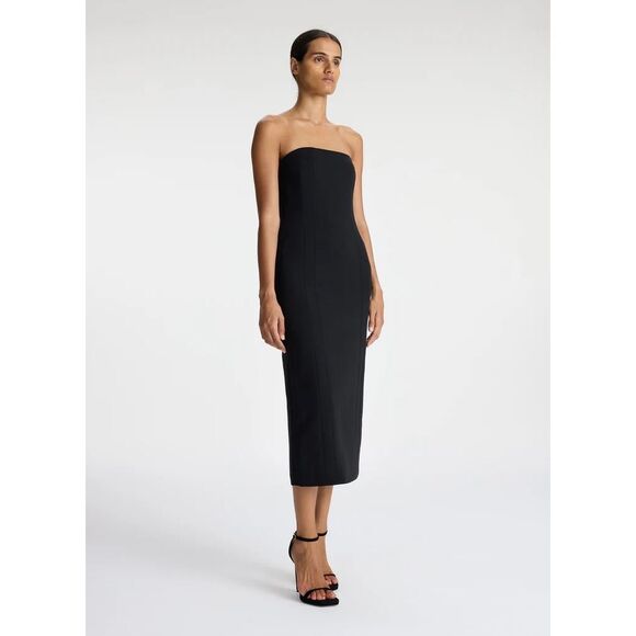 A.L.C. Elizabeth Strapless Midi-Dress US 0 $550 - Picture 3 of 13
